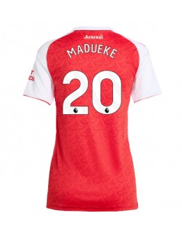 Zenske Futbalové oblečenie Arsenal Noni Madueke #20 2025-26 Krátky Rukáv - Domáci Zenske Futbalové oblečenie Arsenal Noni Madueke #20 2025-26 Krátky Rukáv - Domáci